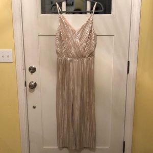 Sparkly Champagne Jumpsuit